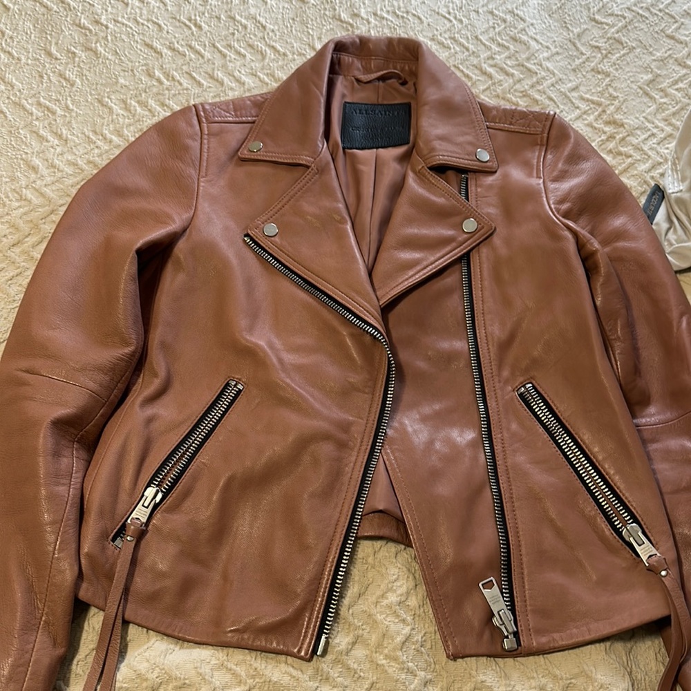 All Saints leather Jacket